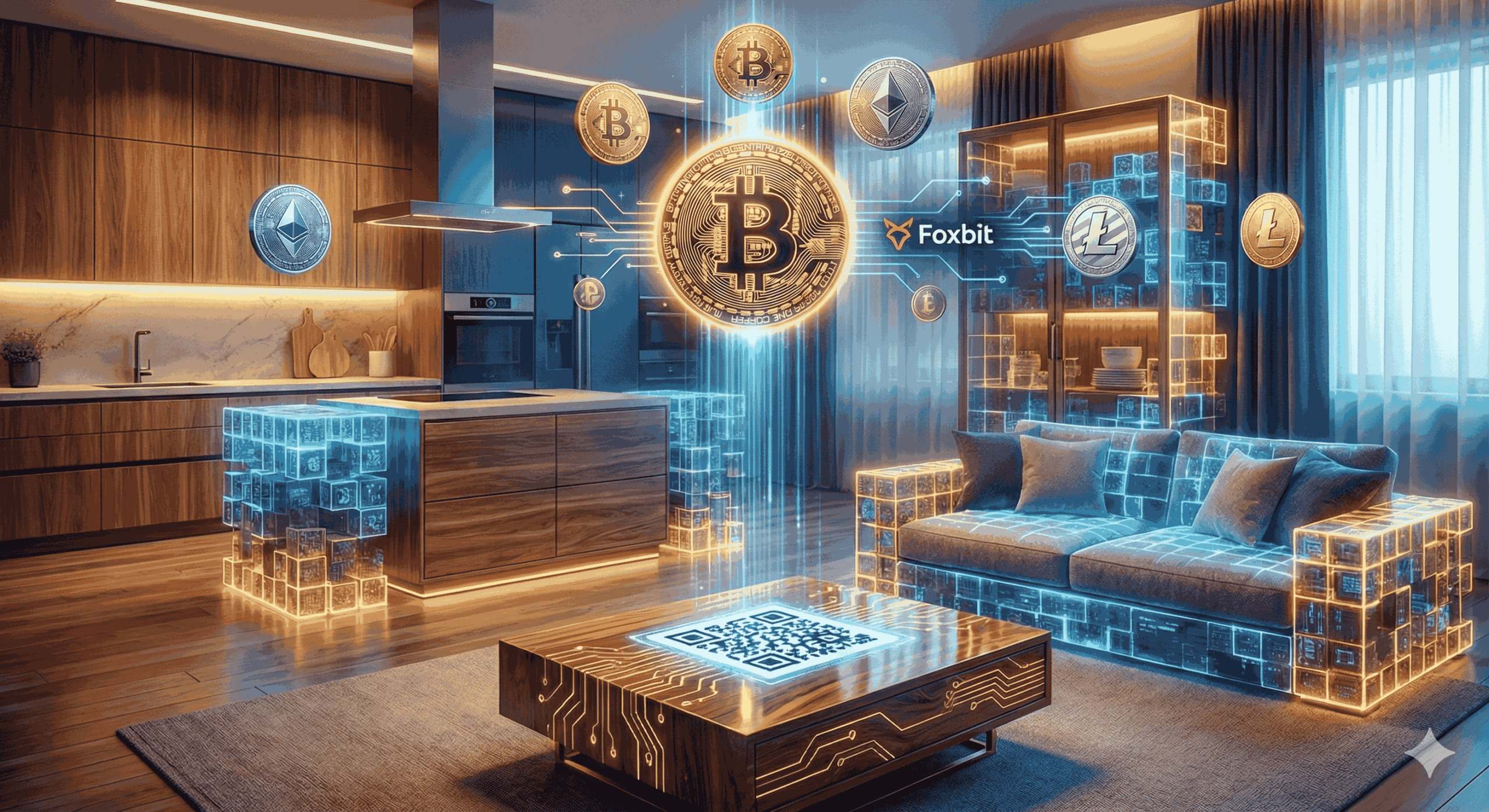 Cozinha planejada Decorata paga com Bitcoin